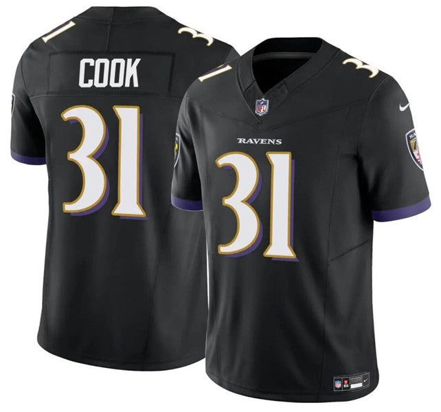 Dalvin Cook Baltimore Ravens black Vapor jersey