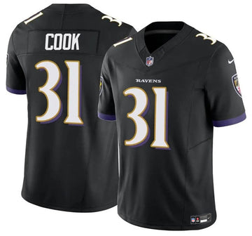 Dalvin Cook Baltimore Ravens black Vapor jersey