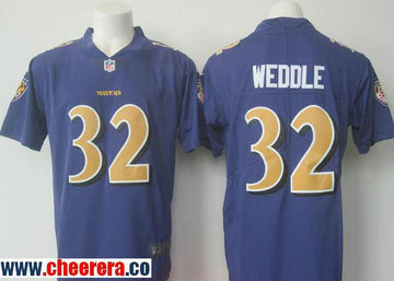Eric Weddle Baltimore Ravens purple Color Rush jersey