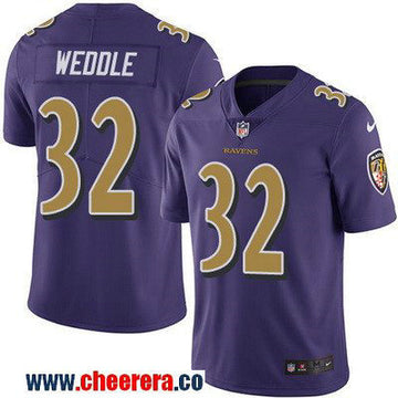 Eric Weddle Baltimore Ravens purple Color Rush jersey