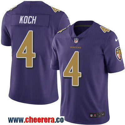 Sam Koch Baltimore Ravens purple Color Rush jersey