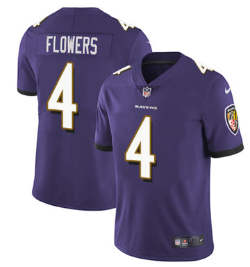 Zay Flowers Baltimore Ravens purple Vapor jersey