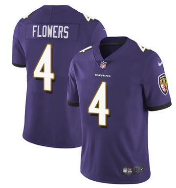 Zay Flowers Baltimore Ravens purple Vapor jersey