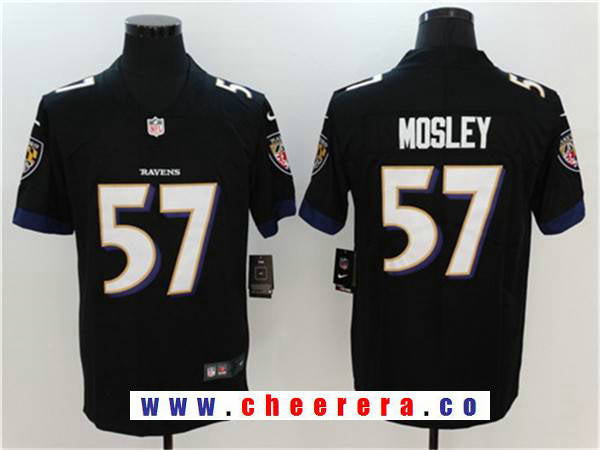 C.J. Mosley Baltimore Ravens black Vapor jersey