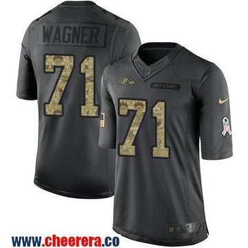 Ricky Wagner Baltimore Ravens black Salute To Service jersey