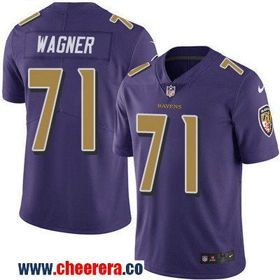 Ricky Wagner Baltimore Ravens purple Color Rush jersey