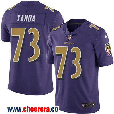 Marshal Yanda Baltimore Ravens purple Color Rush jersey
