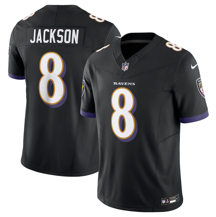 Lamar Jackson Baltimore Ravens black Vapor jersey