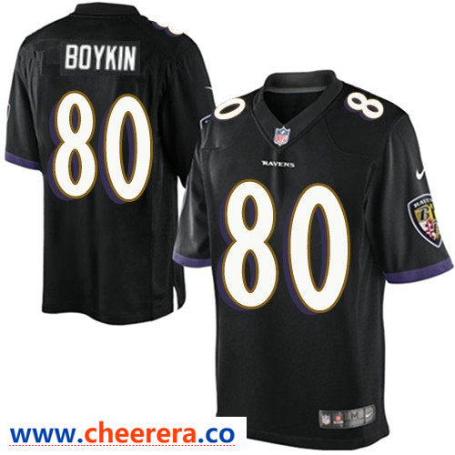 Miles Boykin Baltimore Ravens black Limited jersey