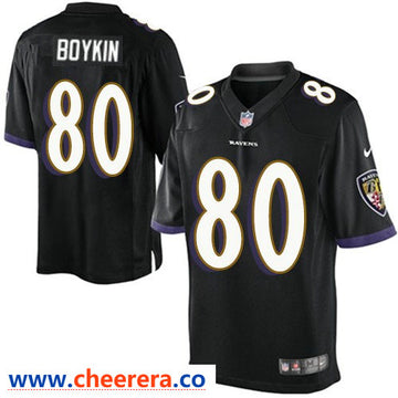 Miles Boykin Baltimore Ravens black Limited jersey