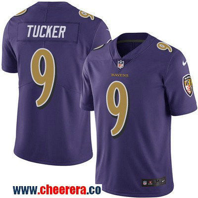Justin Tucker Baltimore Ravens purple Color Rush jersey