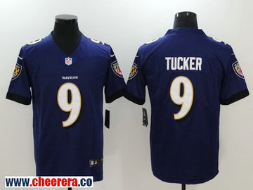 Justin Tucker Baltimore Ravens purple Vapor jersey