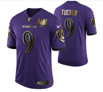 Justin Tucker Baltimore Ravens purple Limited jersey