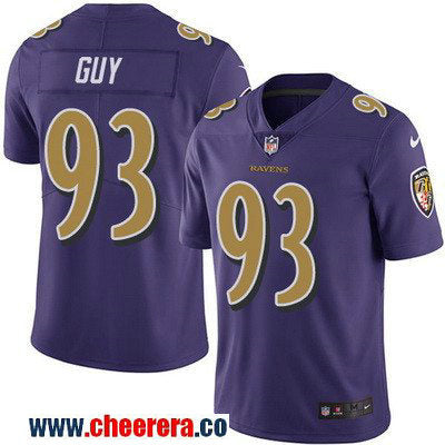 Lawrence Guy Baltimore Ravens purple Color Rush jersey