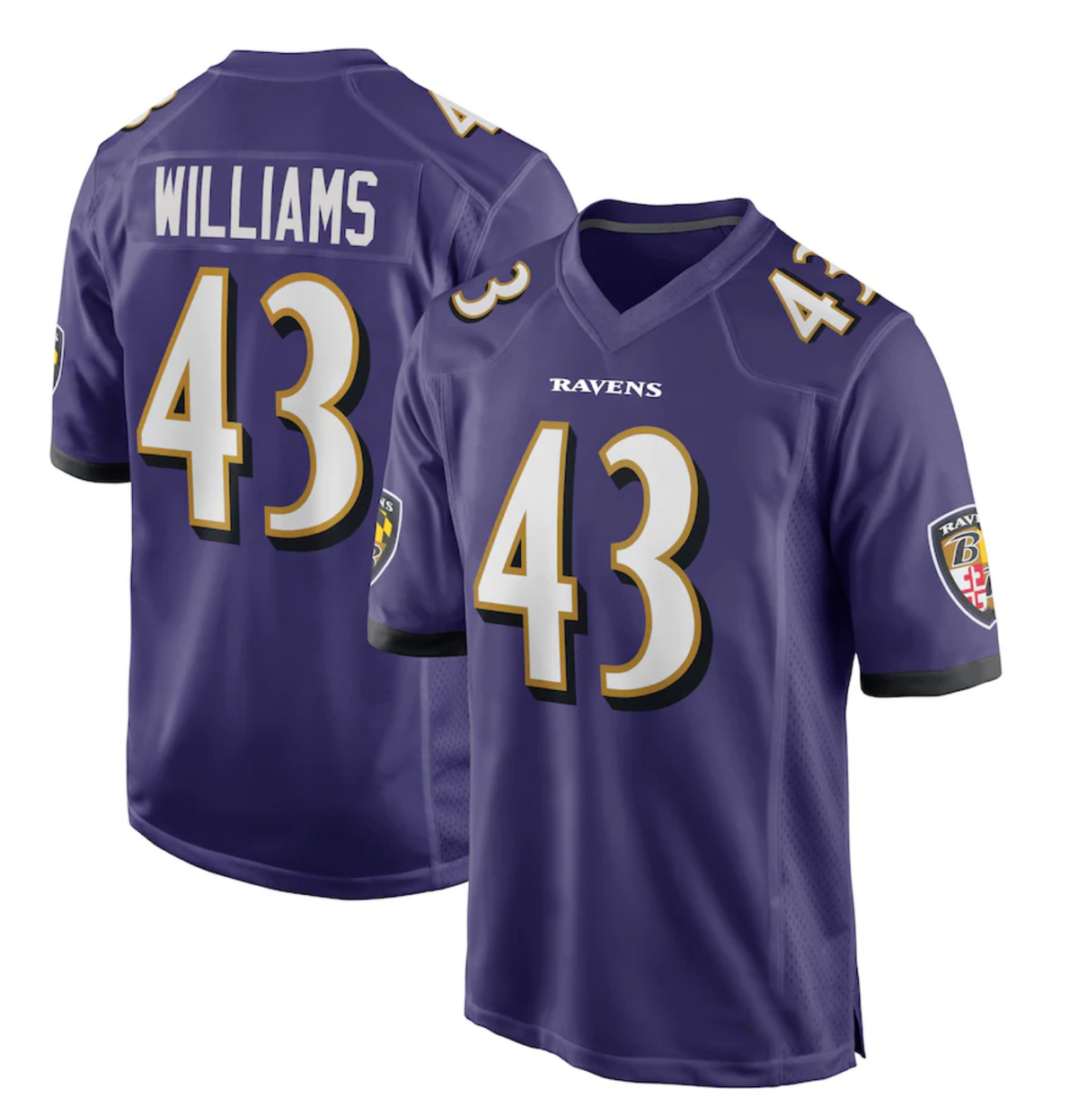 Marcus Williams Nike Baltimore Ravens purple Vapor jersey