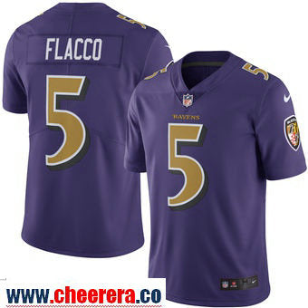 Joe Flacco Nike Baltimore Ravens purple Color Rush jersey