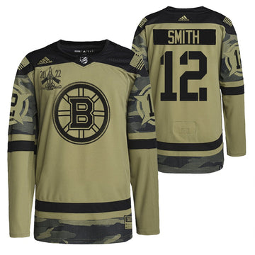 Craig Smith Boston Bruins camo Camo jersey