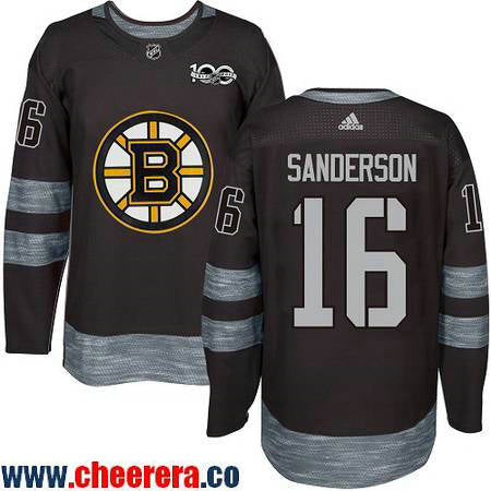 Derek Sanderson Boston Bruins black jersey