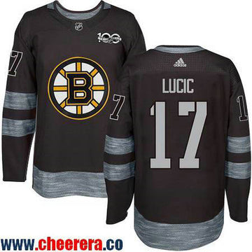 Milan Lucic Boston Bruins black jersey
