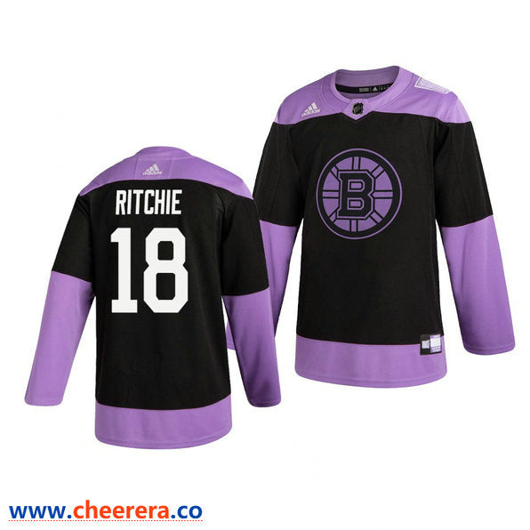 Brett Ritchie Boston Bruins black jersey