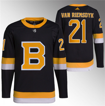 James Van Riemsdyk Boston Bruins black Home jersey