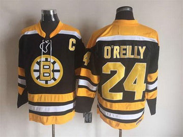 Terry O'Reilly Boston Bruins black Throwback jersey