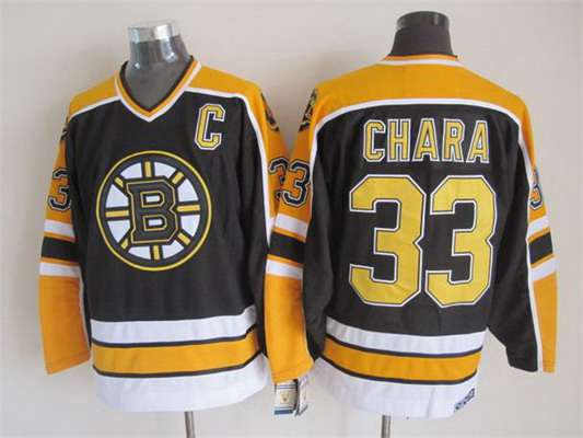 Zdeno Chara Boston Bruins black Throwback jersey