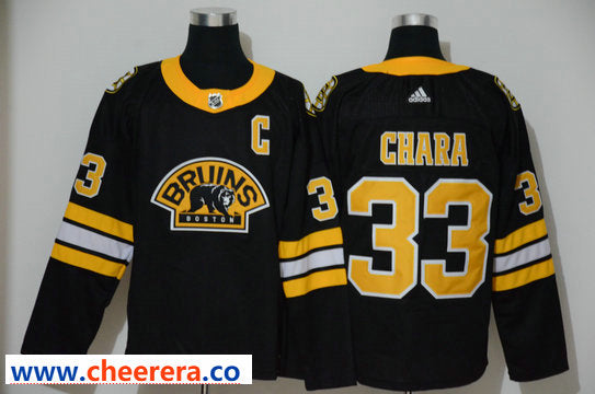 Zdeno Chara Boston Bruins black jersey