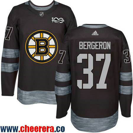 Patrice Bergeron Boston Bruins black jersey