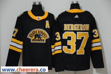 Patrice Bergeron Boston Bruins black jersey