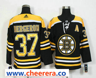 Patrice Bergeron Boston Bruins black jersey