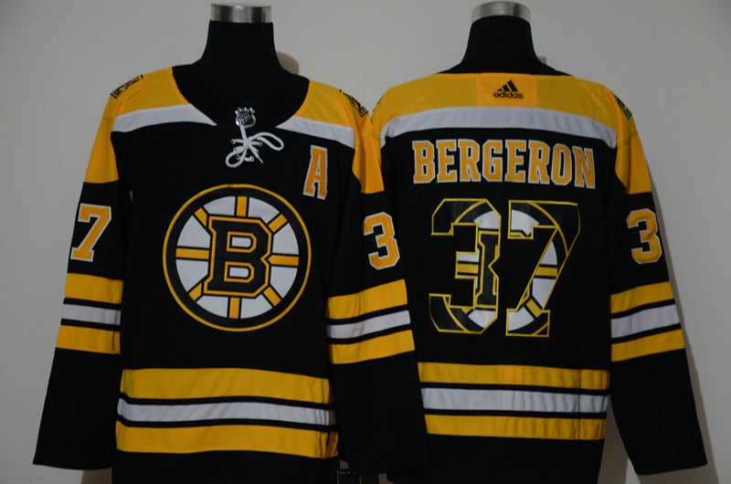 Patrice Bergeron Boston Bruins black jersey