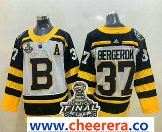 Patrice Bergeron Boston Bruins white Winter Classic jersey