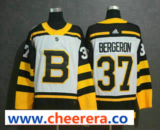 Patrice Bergeron Boston Bruins white Winter Classic jersey