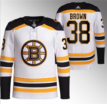 Patrick Brown Boston Bruins white jersey