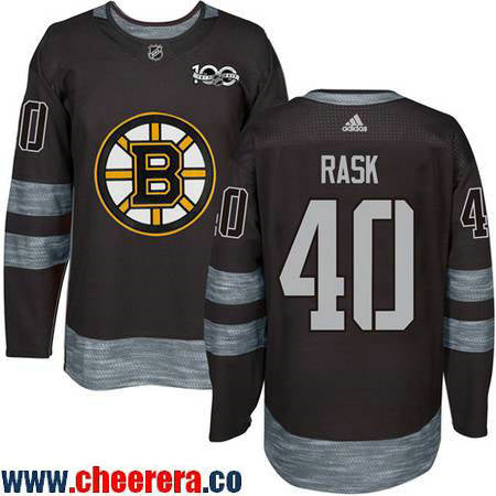 Tuukka Rask Boston Bruins black jersey