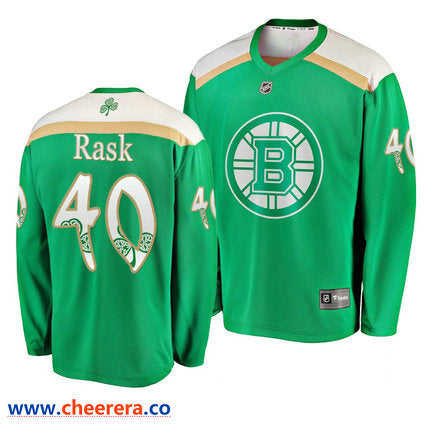 Tuukka Rask Boston Bruins green jersey