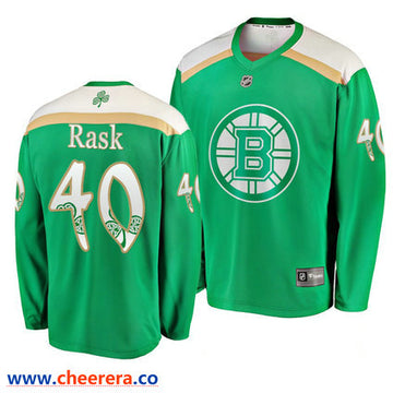Tuukka Rask Boston Bruins green jersey