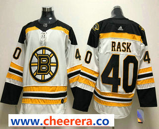Tuukka Rask Boston Bruins white jersey