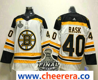 Tuukka Rask Boston Bruins white jersey