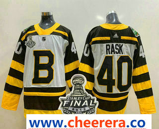 Tuukka Rask Boston Bruins white Winter Classic jersey