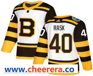 Tuukka Rask Boston Bruins white Winter Classic jersey