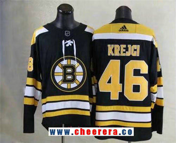 David Krejci Boston Bruins black jersey