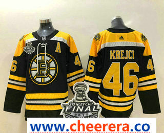 David Krejci Boston Bruins black jersey