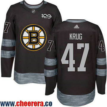 Torey Krug Boston Bruins black jersey