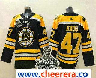 Torey Krug Boston Bruins black jersey