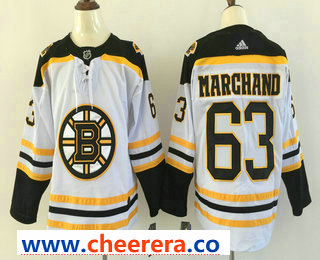Brad Marchand Boston Bruins white jersey