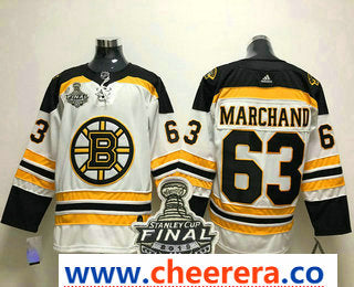 Brad Marchand Boston Bruins white jersey