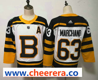 Brad Marchand Boston Bruins white Winter Classic jersey