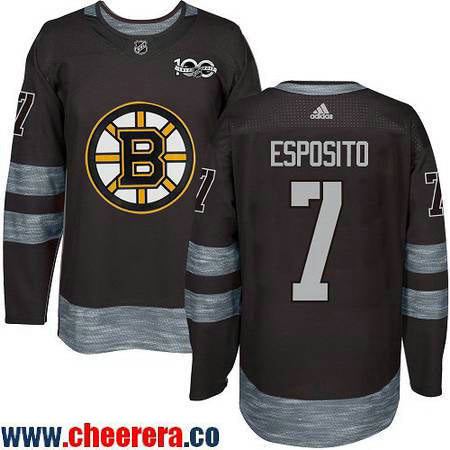 Phil Esposito Boston Bruins black jersey